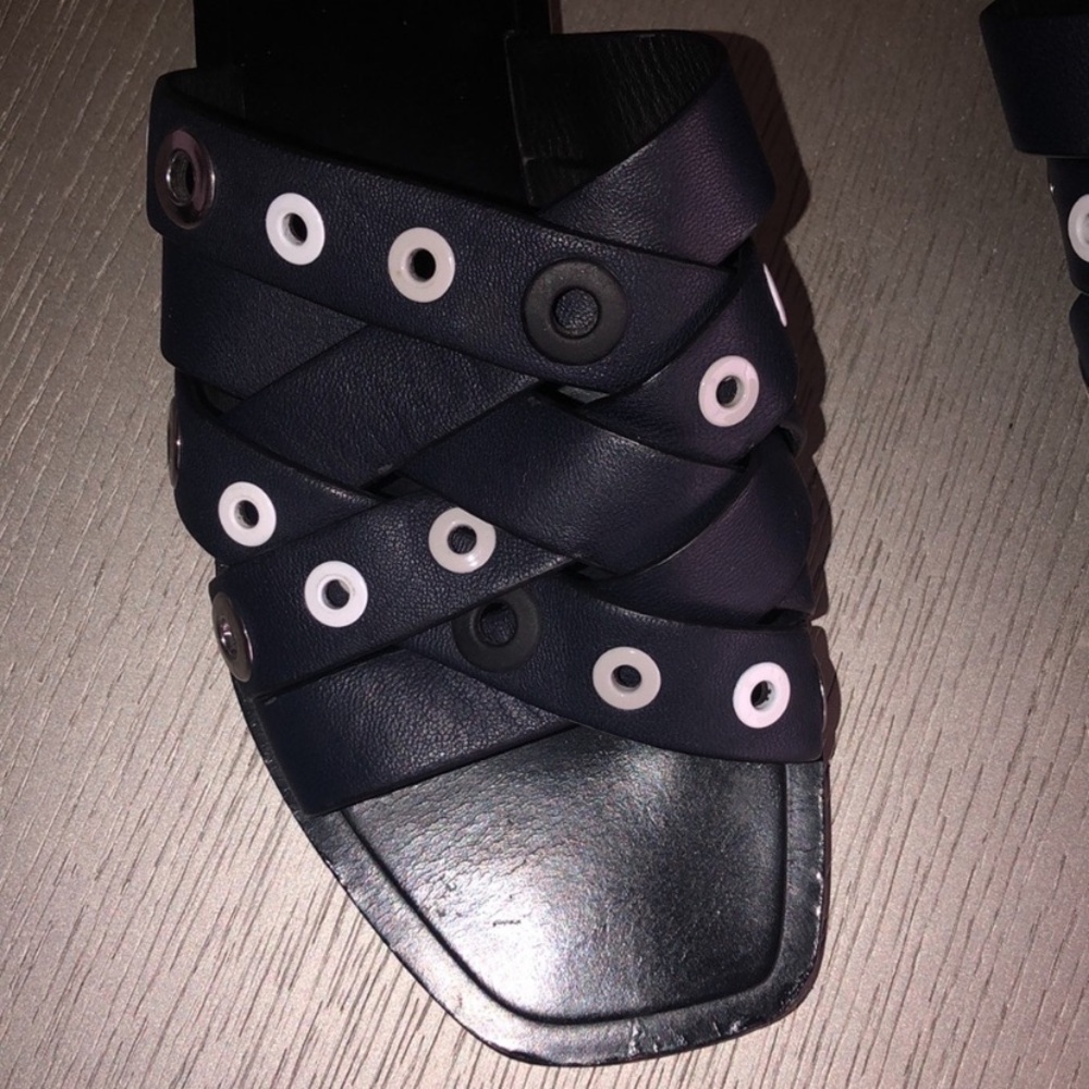 Rag & Bone  Black Slide Sandals size 35 - Picture 3 of 12